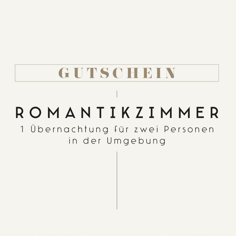 Gutschein Pogusch Übernachtung im Romantikzimmer